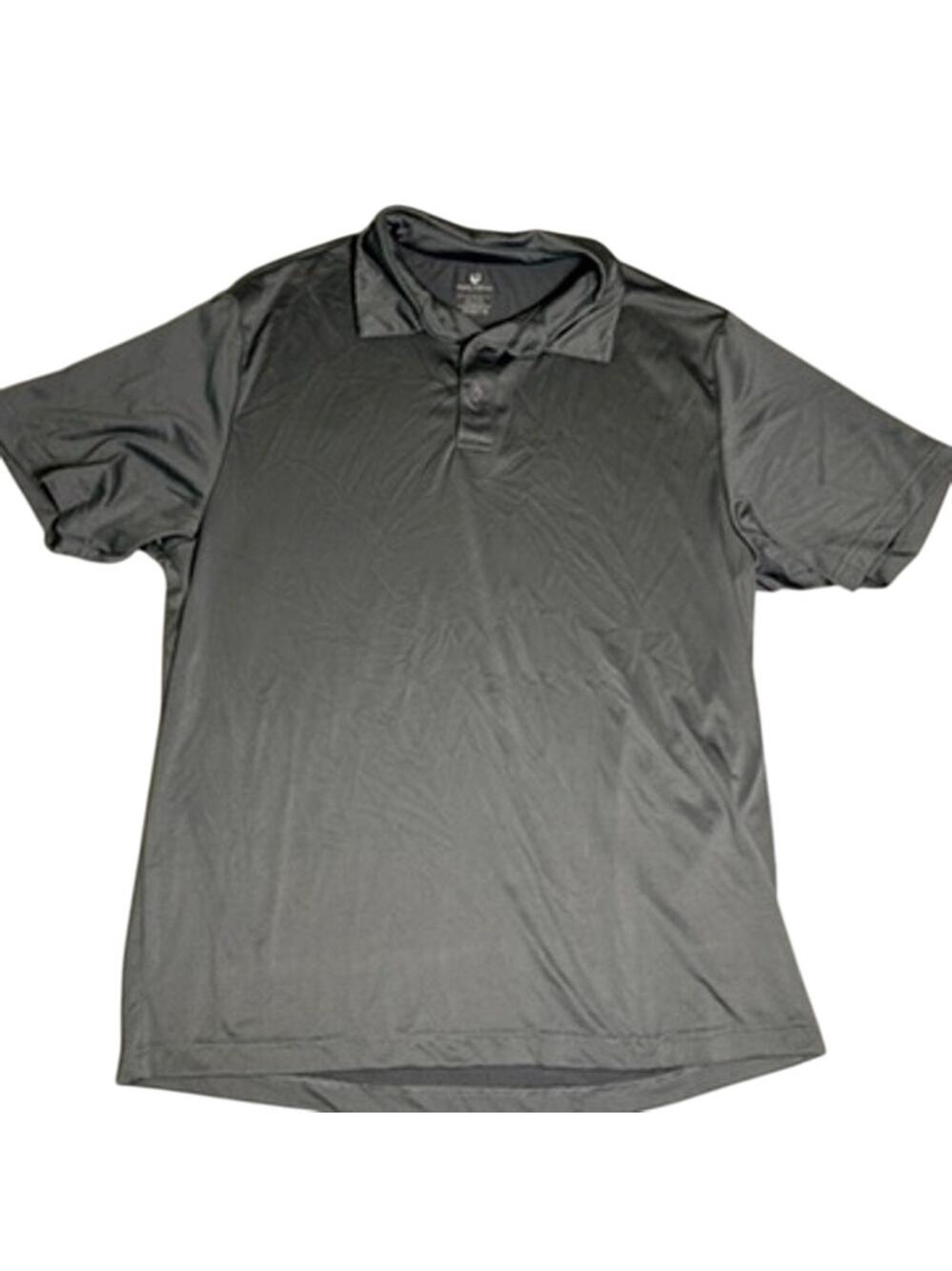 Rorie Whelan Golf Polo Mens Large Gray Performance Sportswear Stretch Soft